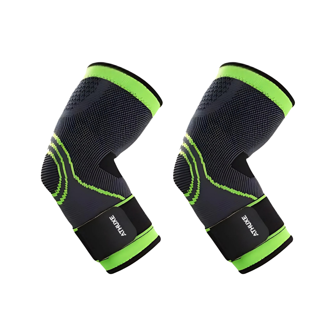 Athuxe Elbow Compression Sleeve – Neoprene Support Brace for Pain Relief, Tennis, Weightlifting & Fitness – Men & Women