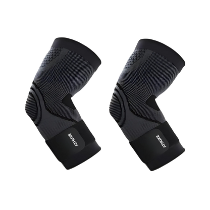 Athuxe Elbow Compression Sleeve – Neoprene Support Brace for Pain Relief, Tennis, Weightlifting & Fitness – Men & Women