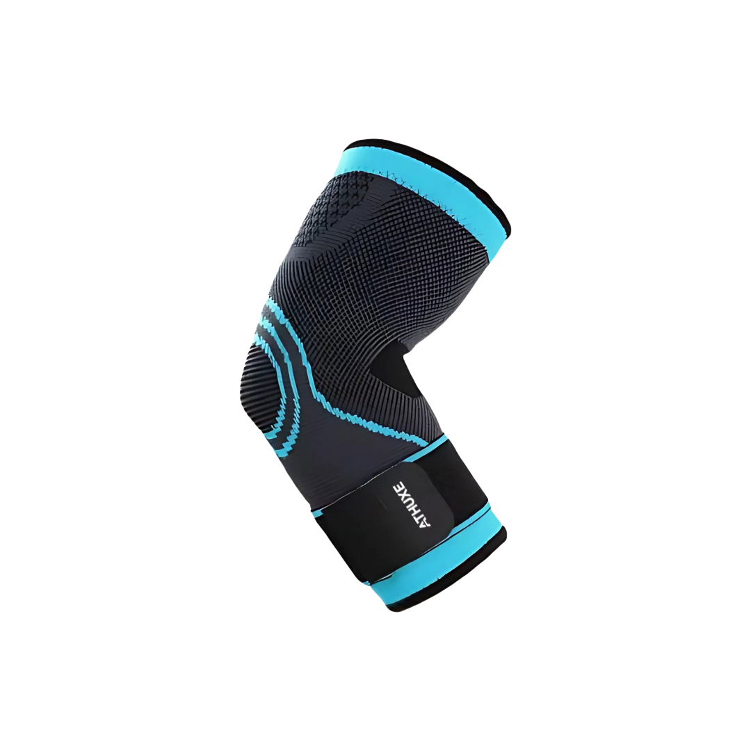 Athuxe Elbow Compression Sleeve – Neoprene Support Brace for Pain Relief, Tennis, Weightlifting & Fitness – Men & Women