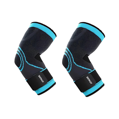 Athuxe Elbow Compression Sleeve – Neoprene Support Brace for Pain Relief, Tennis, Weightlifting & Fitness – Men & Women