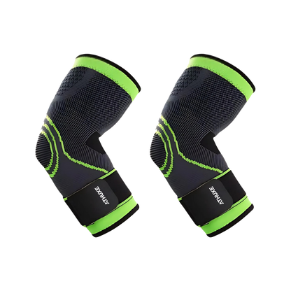 Athuxe Elbow Compression Sleeve – Neoprene Support Brace for Pain Relief, Tennis, Weightlifting & Fitness – Men & Women
