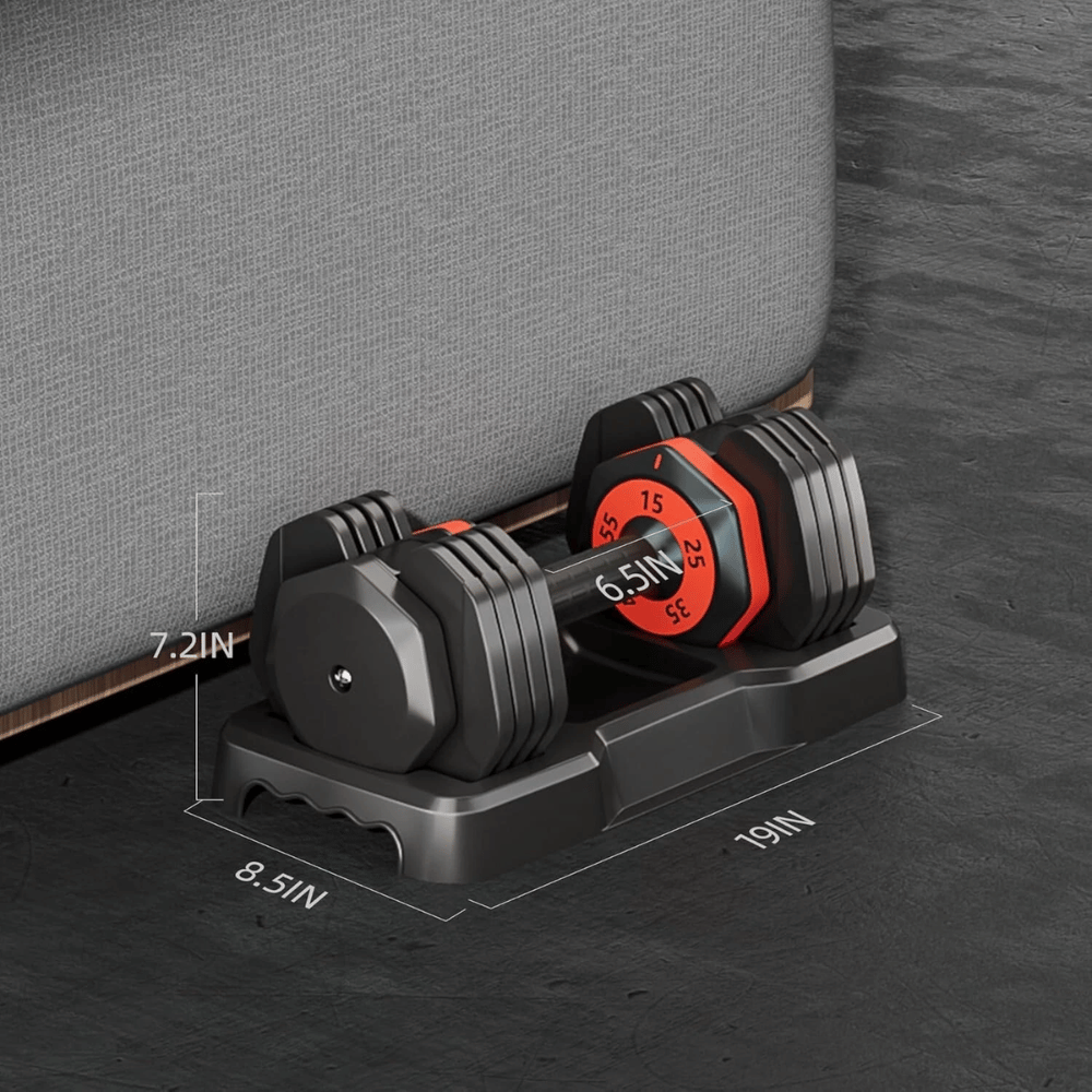 Adjustable Dumbbell Set 2x 25LB Dumbbell for Men & Women Body Building Training