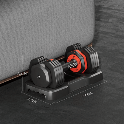 Adjustable Dumbbell Set 2x 25LB Dumbbell for Men & Women Body Building Training